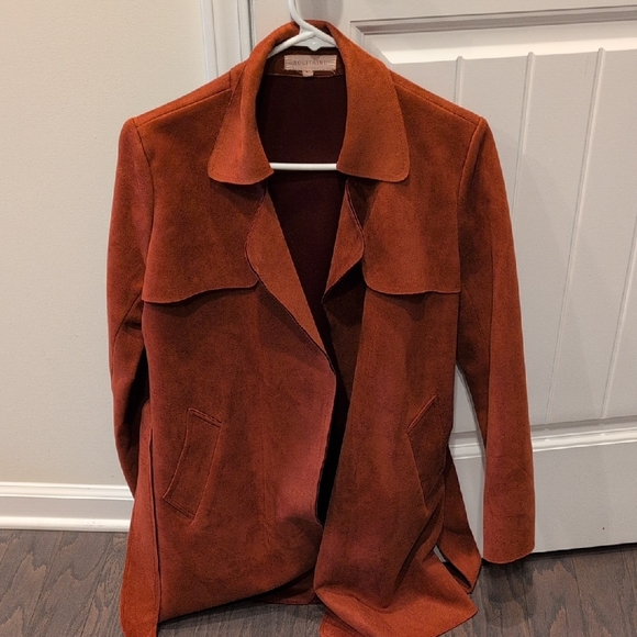 Solitaire Jackets & Blazers - Solitaire Rust Trench Coat